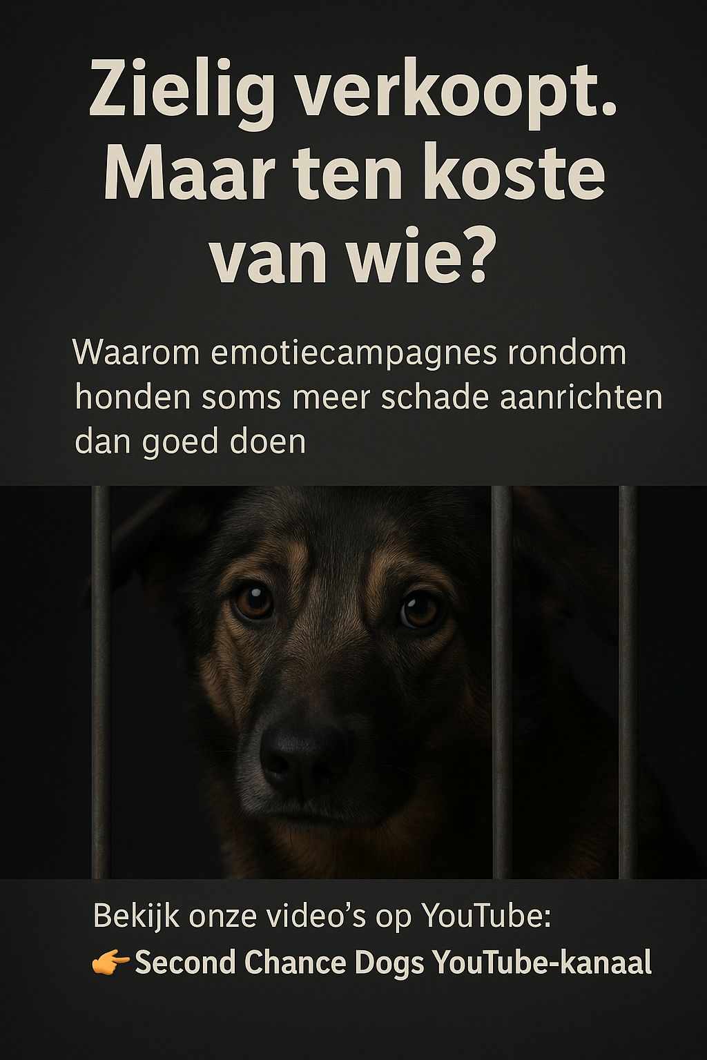 Blog over het misbruik van zielige hondenfoto’s voor donaties – eerlijke kijk op rescuewereld.